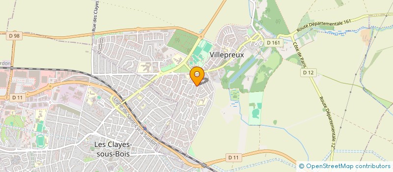 localisation de l'entreprise SCM MAISON PARA MEDICALE DE VILLEPREUX  VILLEPREUX