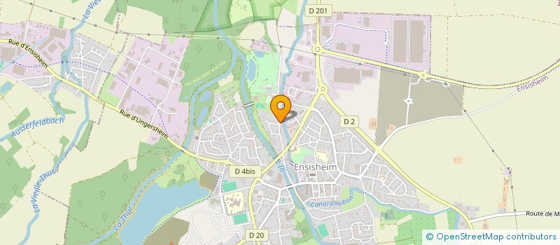 localisation de l'entreprise SCM MAKINELIA  ENSISHEIM