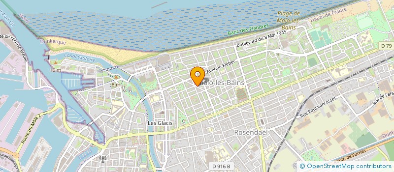 localisation de l'entreprise SCM MALO SANTE à DUNKERQUE