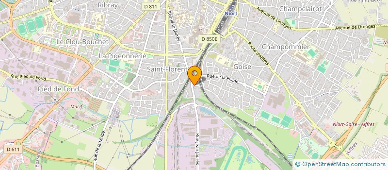 localisation de l'entreprise SCM MAMAN DOUCE à NIORT