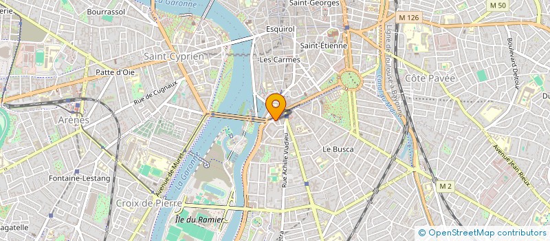 localisation de l'entreprise SCM MANGIONE LECAMP  TOULOUSE