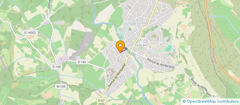 localisation de l'entreprise SCM MANOUKIAN BALDET-CARENCO  TEYRAN