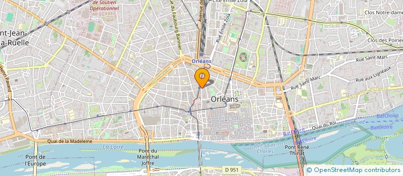 localisation de l'entreprise SCM MARBAIX DEMENOIS à ORLEANS