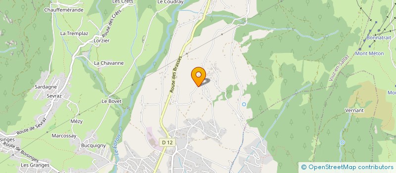 localisation de l'entreprise SCM MARC DOMINIQUE VENTS MARTINE MUZART  VIUZ-EN-SALLAZ