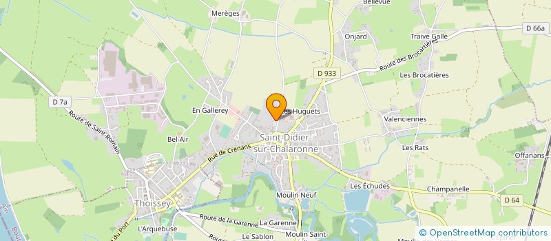 localisation de l'entreprise SCM MARECHAL ESTEVES à SAINT-DIDIER-SUR-CHALARONNE