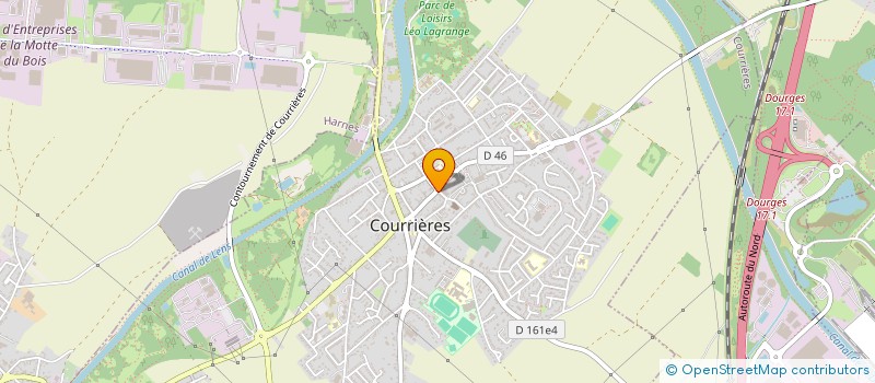 localisation de l'entreprise SCM MARIE CURIE à COURRIERES