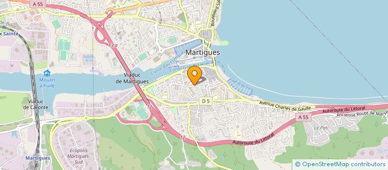localisation de l'entreprise SCM MARTIGUES ANESTHESIE à MARTIGUES