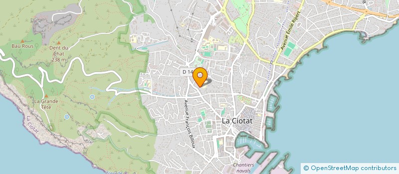 localisation de l'entreprise SCM MARTIN ATHLANI  LA CIOTAT