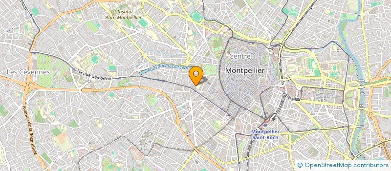 localisation de l'entreprise SCM MARTINE BRUNO BENEDICTE GERARD à MONTPELLIER