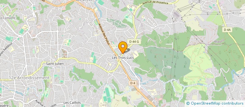 localisation de l'entreprise SCM MARTINEZ PARAVISINI à MARSEILLE