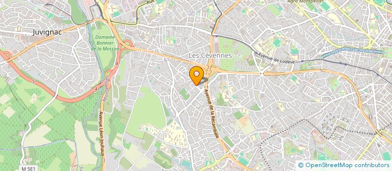 localisation de l'entreprise SCM MAS & ASSOCIES à MONTPELLIER
