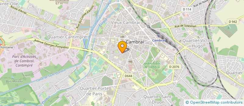 localisation de l'entreprise SCM MASSAGES & KINESITHERAPIE CAMBRESIS à CAMBRAI