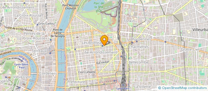 localisation de l'entreprise SCM MASSENA  LYON