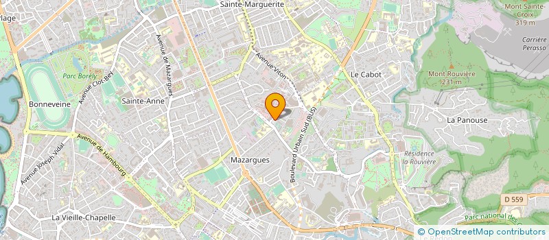 localisation de l'entreprise SCM MASSEUR-KINESITHERAPEUTE CHATEAU-SEC  MARSEILLE