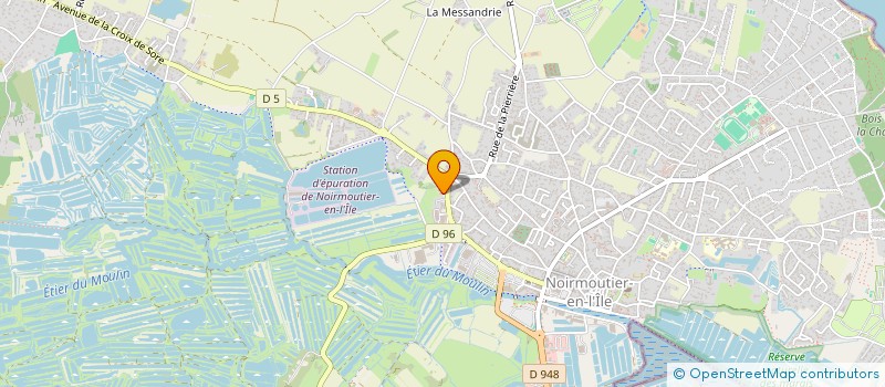 localisation de l'entreprise SCM MASSO KINESITHERAPIE DE NOIRMOUTIER à NOIRMOUTIER-EN-L'ILE