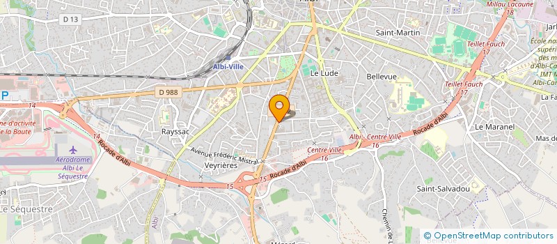 localisation de l'entreprise SCM MATERGAMBETTA à ALBI