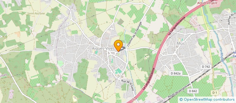 localisation de l'entreprise SCM MATHEVET - TEOULE - LIMOUZY - SCM MATEOLI  AIGUES-VIVES