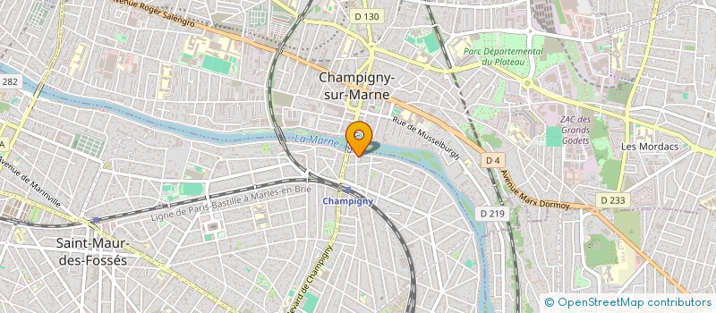 localisation de l'entreprise SCM MAUGER-BENAYOUN à SAINT-MAUR-DES-FOSSES