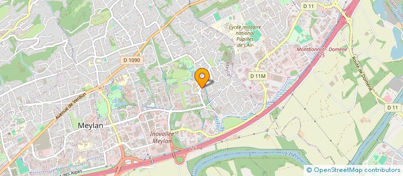 localisation de l'entreprise SCM MAUPERTUIS MEDICAL  MEYLAN