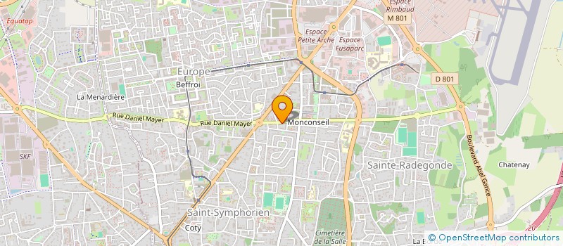 localisation de l'entreprise SCM MAYER à TOURS