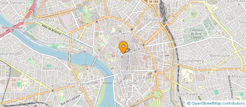 localisation de l'entreprise SCM MAZIERE MARCO DESTREM à TOULOUSE