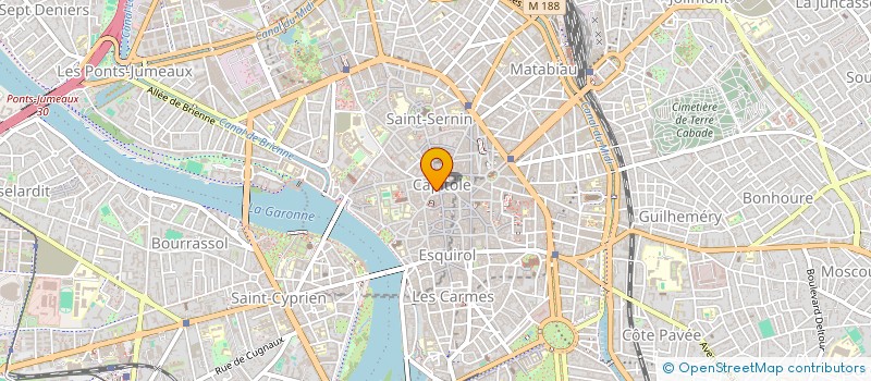 localisation de l'entreprise SCM MAZIERE-MARCO-DESTREM à TOULOUSE