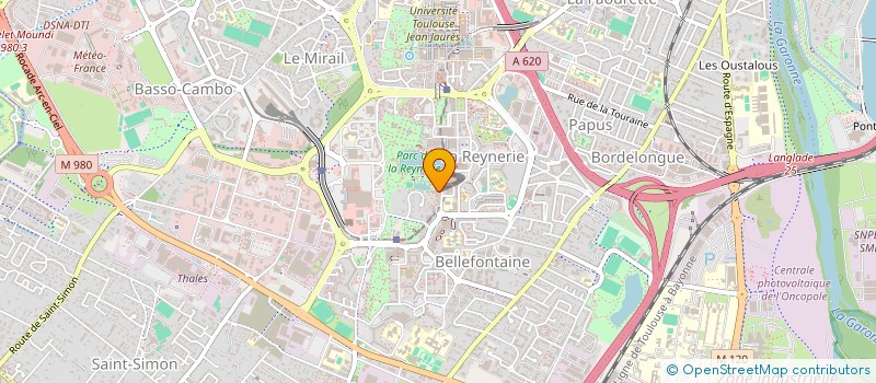 localisation de l'entreprise SCM MAZIERES - PERNOT à TOULOUSE