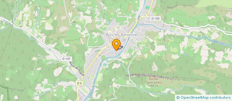 localisation de l'entreprise SCM MED BUIS  BUIS-LES-BARONNIES