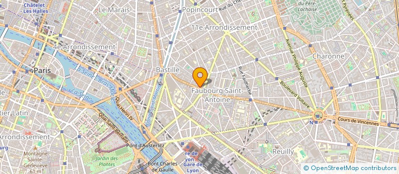 localisation de l'entreprise SCM MED-OPHTA PARIS  PARIS 11