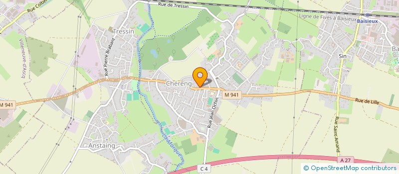 localisation de l'entreprise SCM MED SANTE à CHERENG