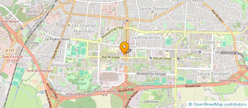 localisation de l'entreprise SCM MEDECINE GENERALE RENNES SUD à RENNES