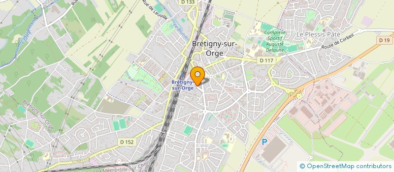 localisation de l'entreprise SCM MEDECINE INFANTILE CHAMPS FLEURIS à BRETIGNY-SUR-ORGE