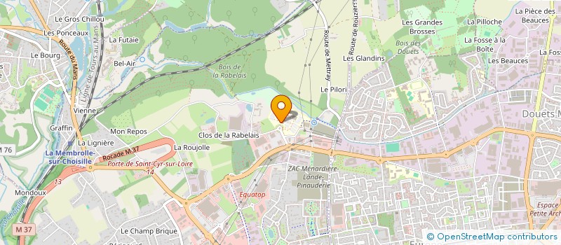 localisation de l'entreprise SCM MEDECINE NCT+ à SAINT-CYR-SUR-LOIRE