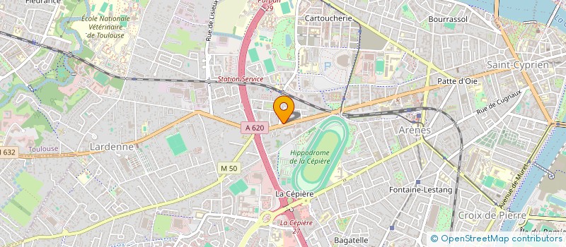 localisation de l'entreprise SCM MEDECINS COTE DE LARDENNE à TOULOUSE