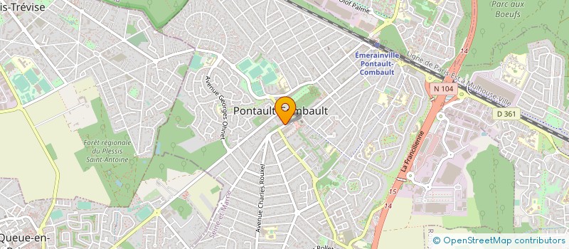 localisation de l'entreprise SCM MEDECINS GROUP MED SPECIA à PONTAULT-COMBAULT