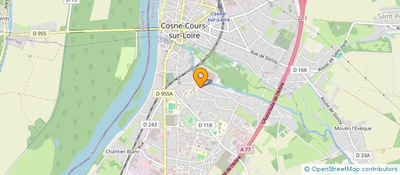 localisation de l'entreprise SCM MEDECINS SPECI REEDUC READAP FONCT à COSNE-COURS-SUR-LOIRE