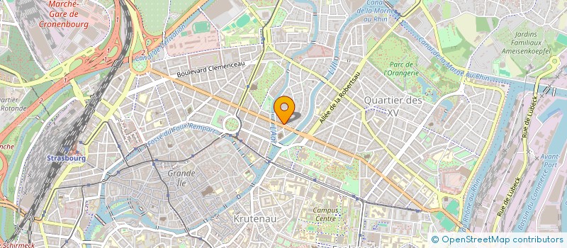 localisation de l'entreprise SCM MEDECINS SPECIALISTES MOREAU LABOUZ à STRASBOURG