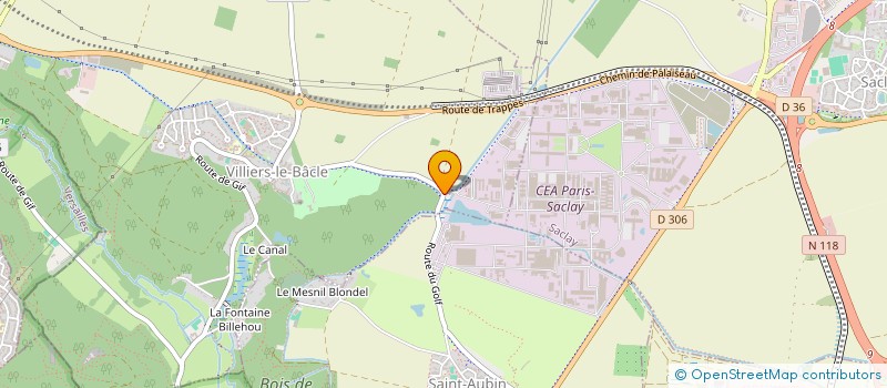 localisation de l'entreprise SCM MEDECINS VILLIERS LE BACLE  VILLIERS-LE-BACLE