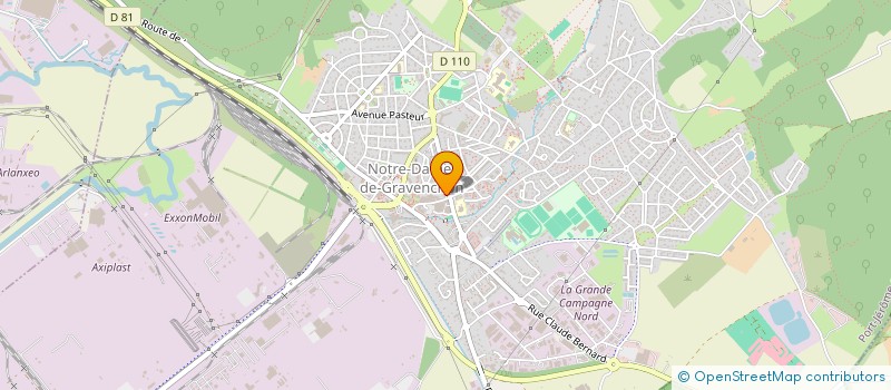 localisation de l'entreprise SCM MEDI-COTY  PORT-JEROME-SUR-SEINE