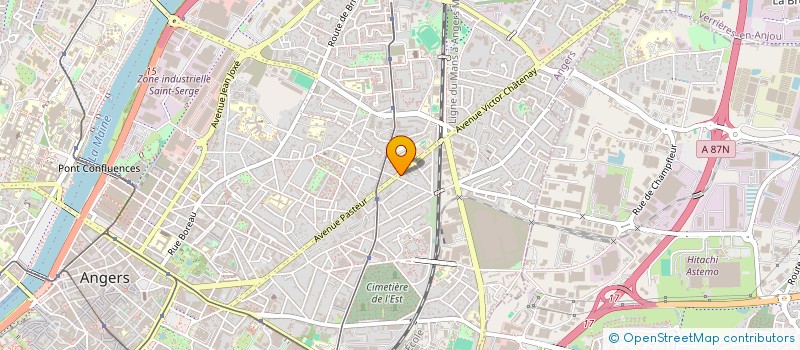localisation de l'entreprise SCM MEDICA à ANGERS