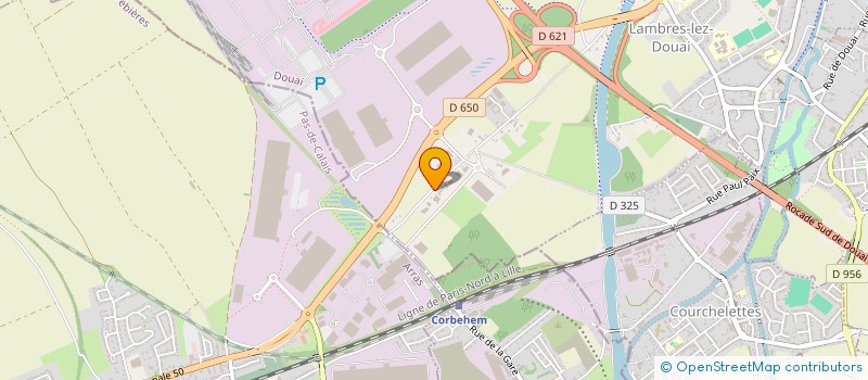localisation de l'entreprise SCM MEDICA LAMBRES à LAMBRES-LEZ-DOUAI
