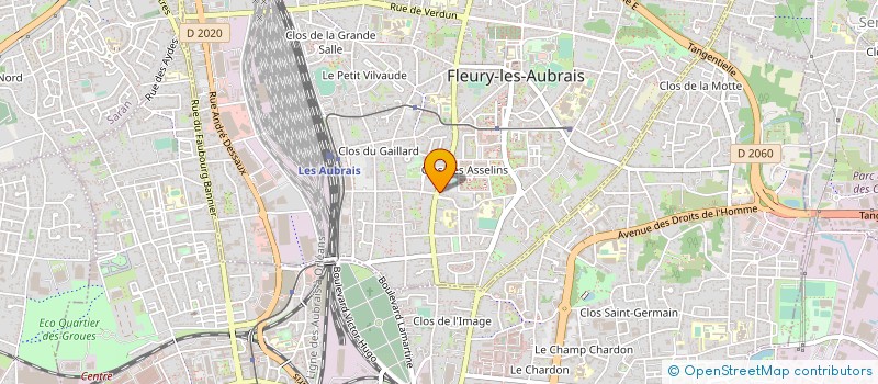 localisation de l'entreprise SCM MEDICAL BERTHELOT à FLEURY-LES-AUBRAIS