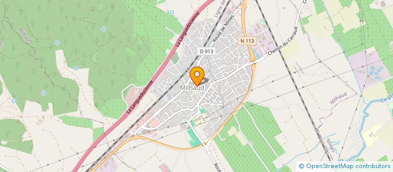 localisation de l'entreprise SCM MEDICAL DU CASTELLAS  MILHAUD