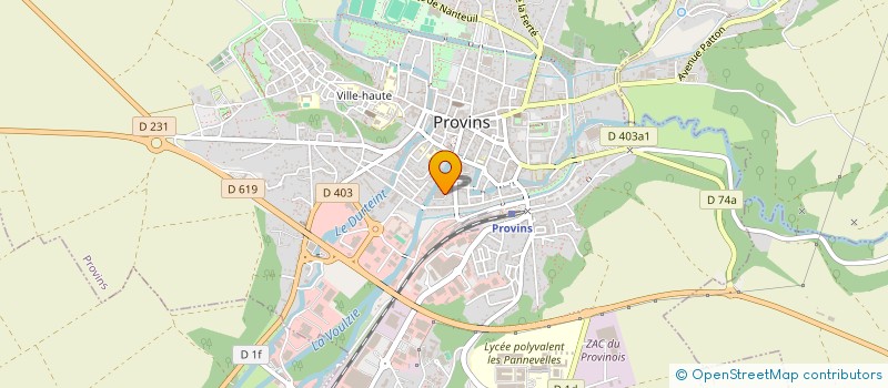 localisation de l'entreprise SCM MEDICALE  PROVINS