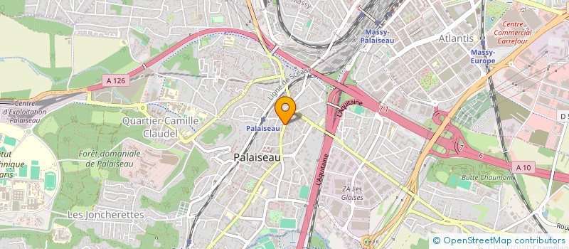 localisation de l'entreprise SCM MEDICALE BRANLY  PALAISEAU