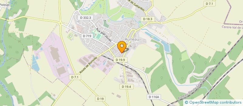 localisation de l'entreprise SCM MEDICALE CARNOT à AUNEAU-BLEURY-SAINT-SYMPHORIEN