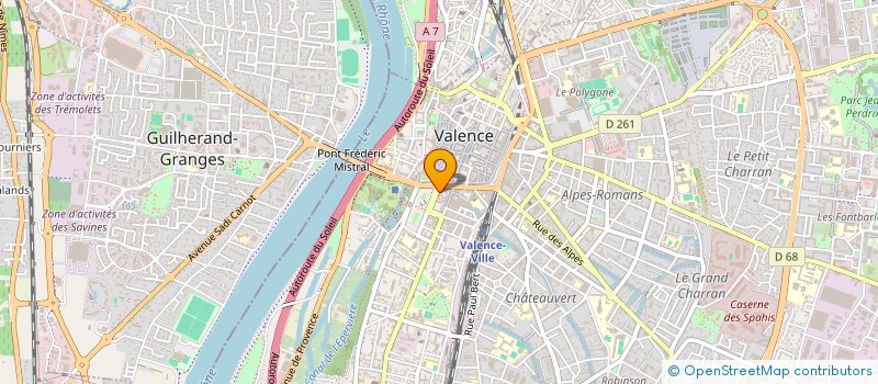 localisation de l'entreprise SCM MEDICALE CHAMPIONNET  VALENCE