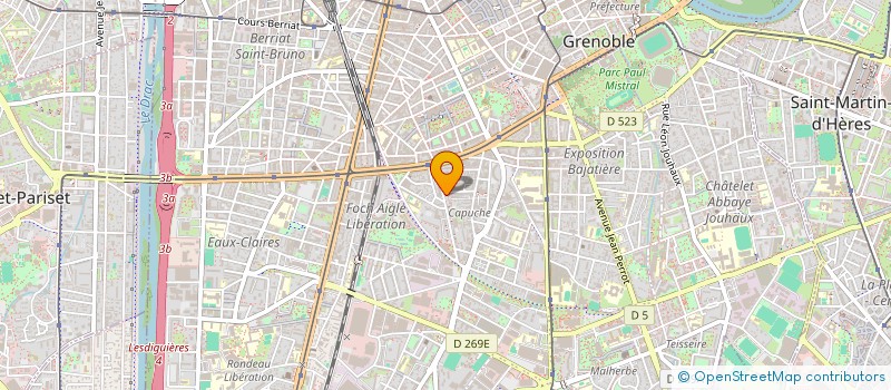 localisation de l'entreprise SCM MEDICALE CHAMROUSSE  GRENOBLE