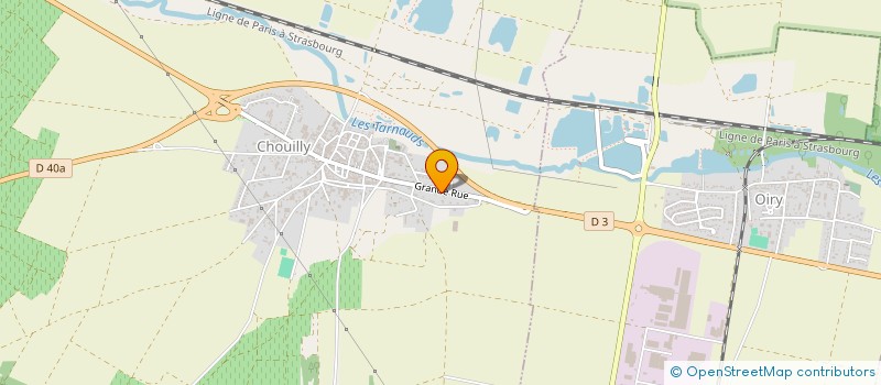 localisation de l'entreprise SCM-MEDICALE-CHOUILLY  CHOUILLY