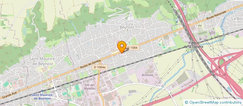 localisation de l'entreprise SCM MEDICALE DE BEYNOST N2 à BEYNOST